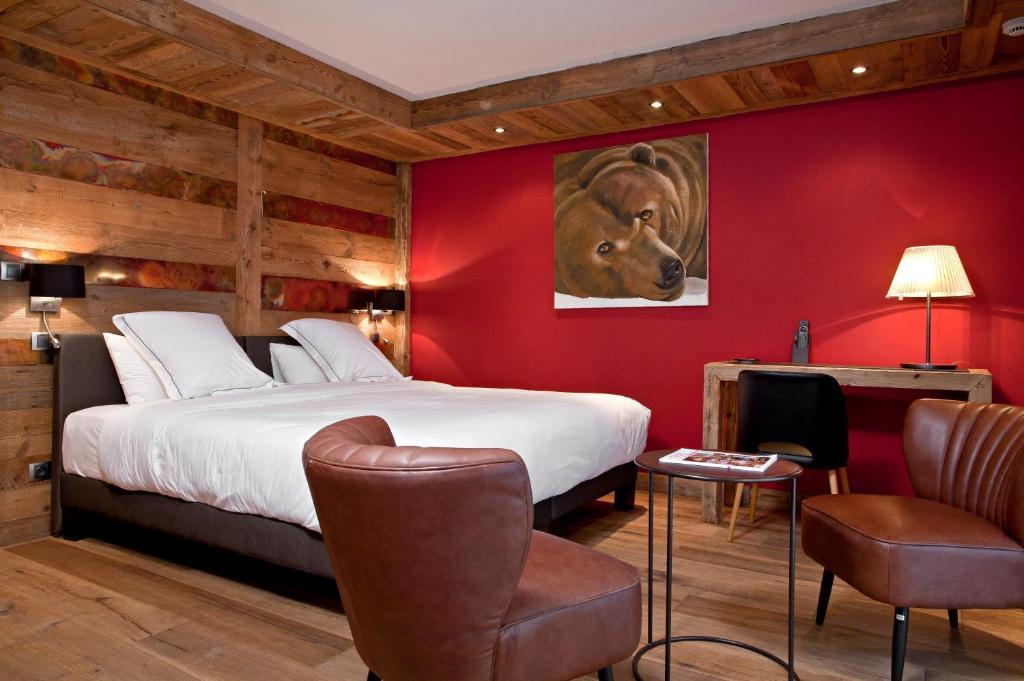 Chalet-Hotel La Marmotte, La Tapiaz & Spa, The Originals Relais Les Gets Bilik gambar