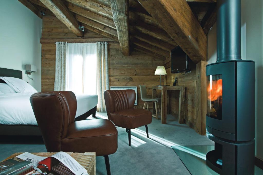 Chalet-Hotel La Marmotte, La Tapiaz & Spa, The Originals Relais Les Gets Bilik gambar